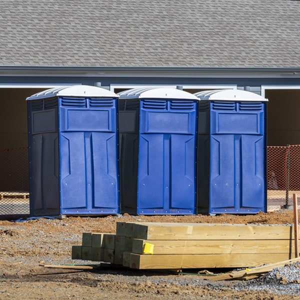 how can i report damages or issues with the portable toilets during my rental period in Reinerton Pennsylvania